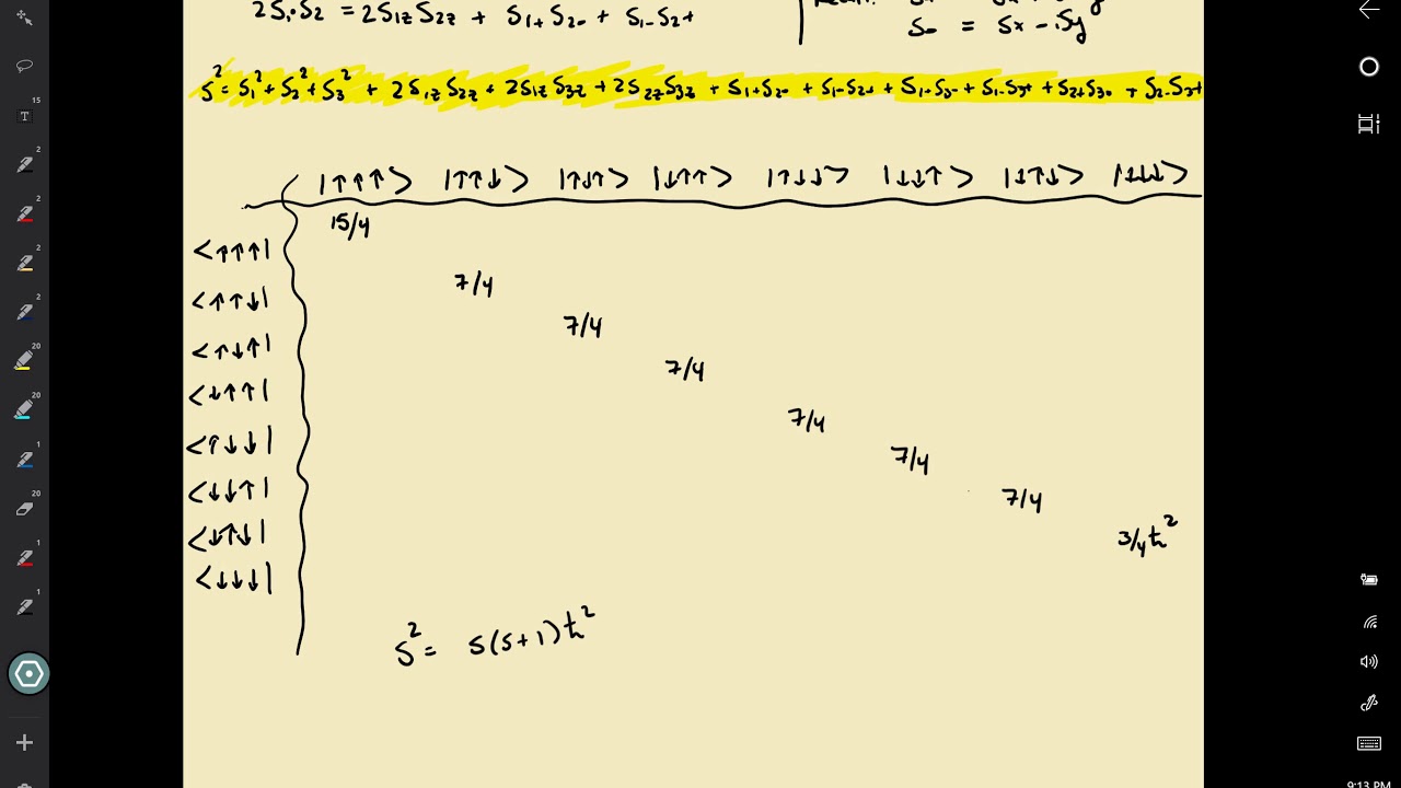 Quantum Mechanics: Addition of 3 spin 1/2 particles