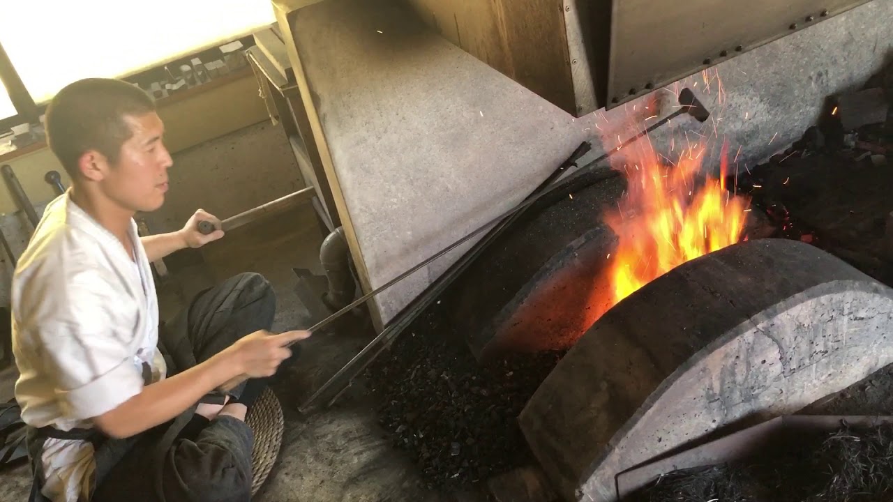 Sacred Japanese Sword Making by Sword smith Hidehira 《3》〜Mizuheshi〜