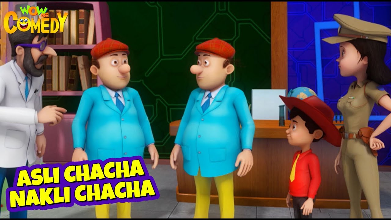 Asli Chacha Nakli Chacha | Cartoons for Kids | Best Of Chacha Bhatija Comedy | #spot