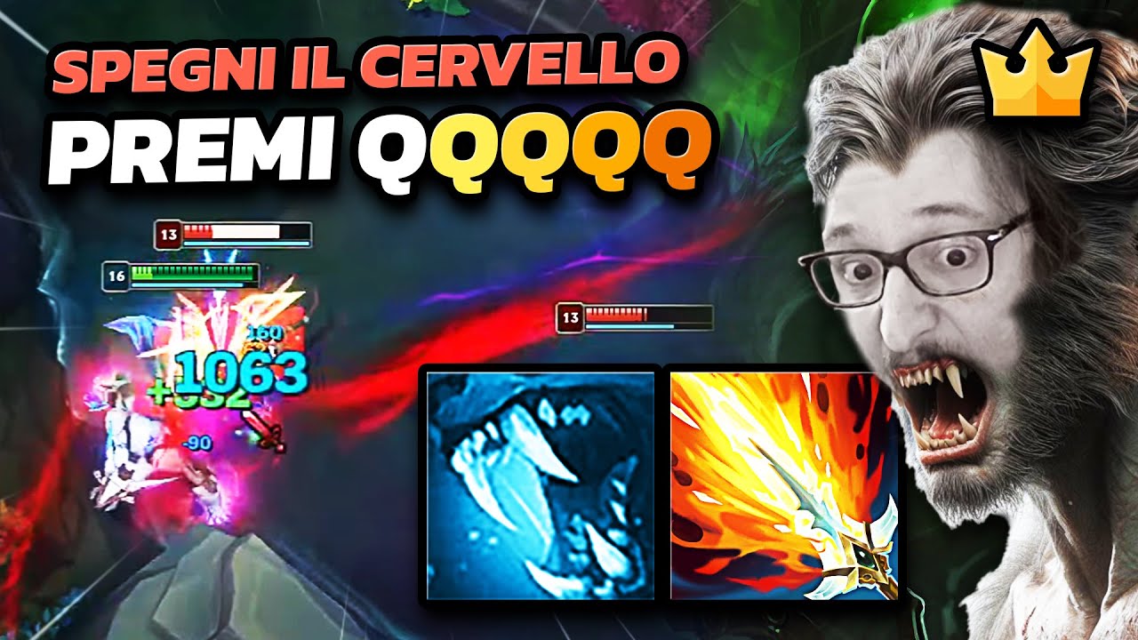 👑 LA Q DI WARWICK FULL AP È TROPPO FORTE (1v5 dal baron) - League of Legends ITA
