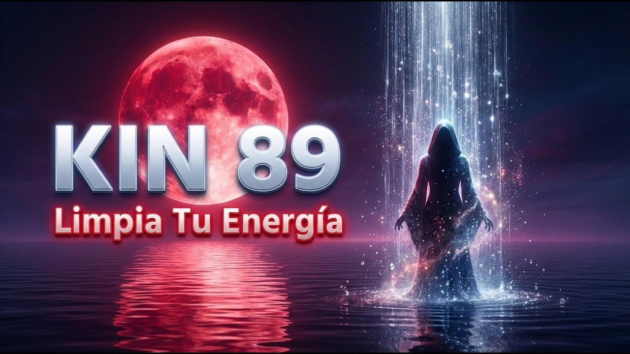 ¡Limpia tu Energía! 💧 KIN 89: Luna Espectral Roja | Música de Purificación Emocional