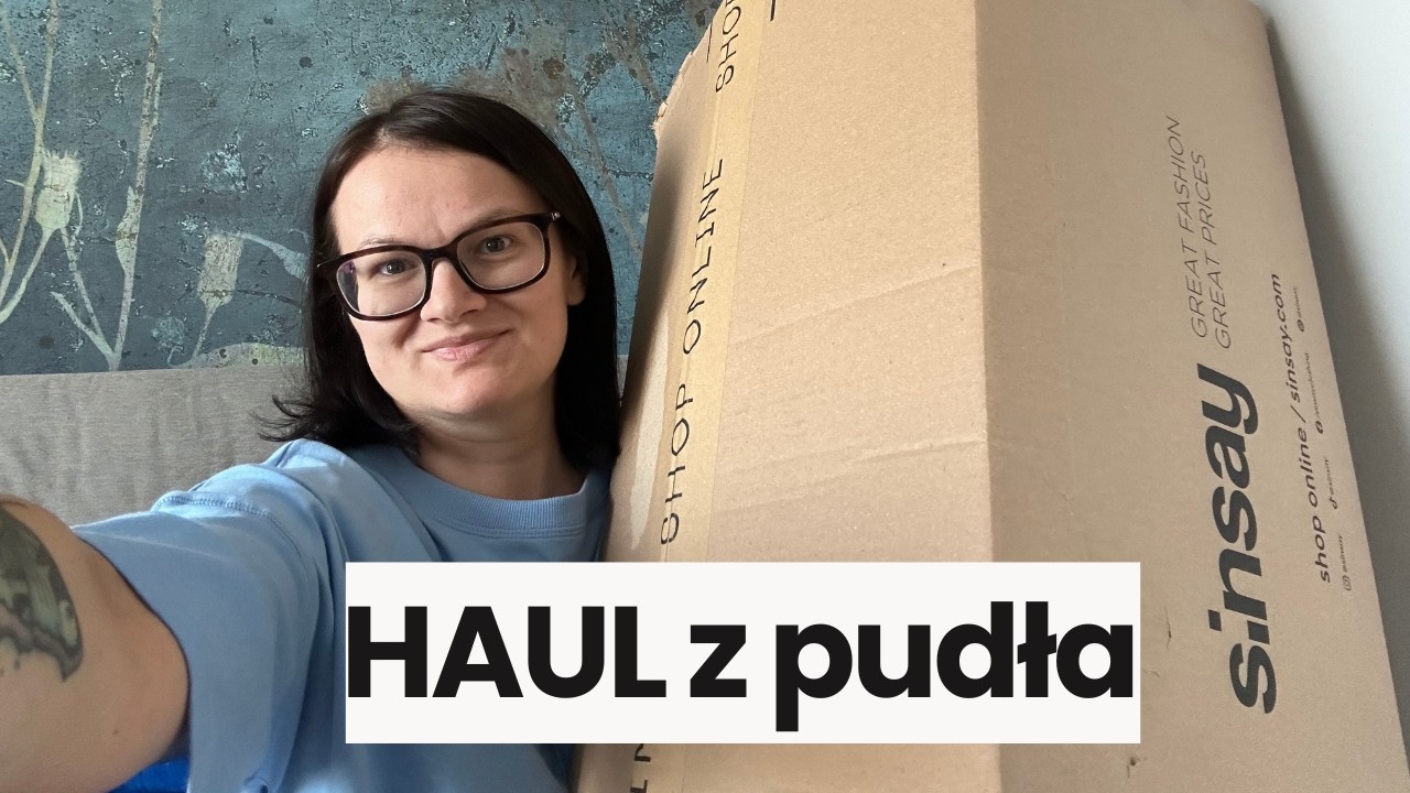 📦 SINSAY HAUL z pudła! 🤩 Ubrania + rzeczy do domu | Mierzę i pokazuję