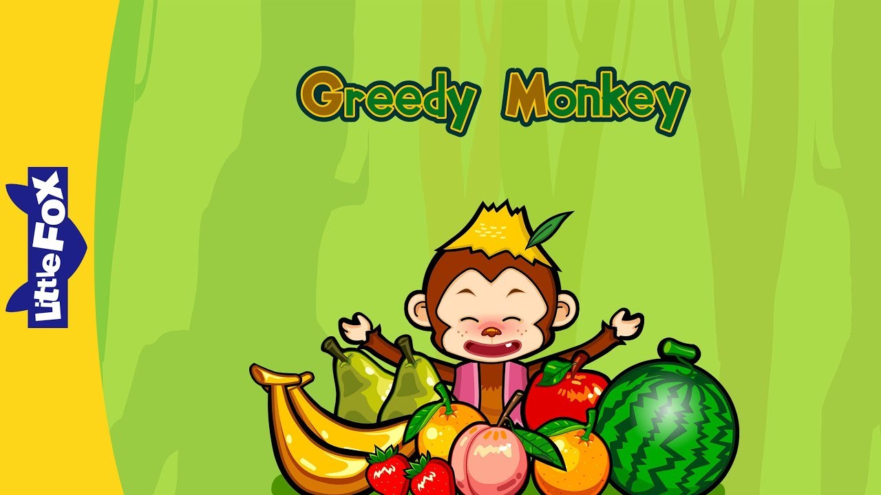 Greedy Monkey | Early Learning | Fruits | Little Fox | Bedtime Stories
