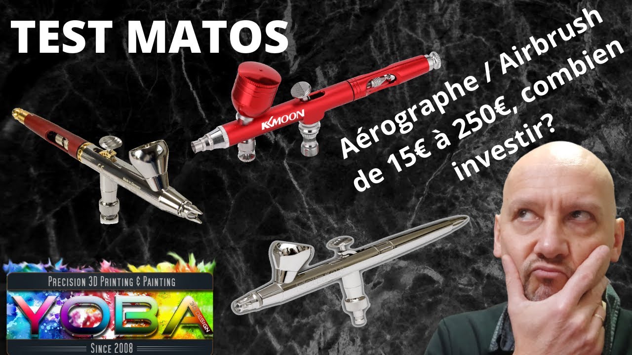 Aérographe / Airbrush de 15€ à 250€, combien investir?