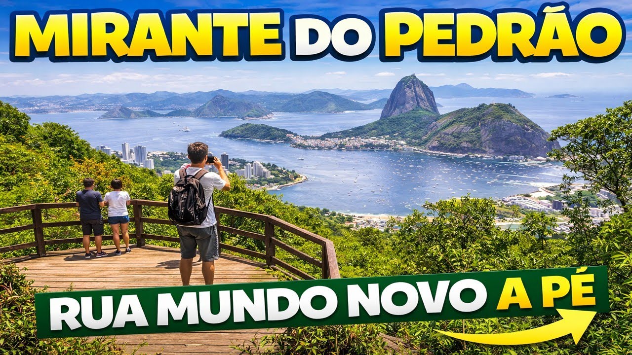 MIRANTE DO PEDRAO - PELA RUA MUNDO NOVO A PÉ ATÉ O MIRANTE DO PEDRAO