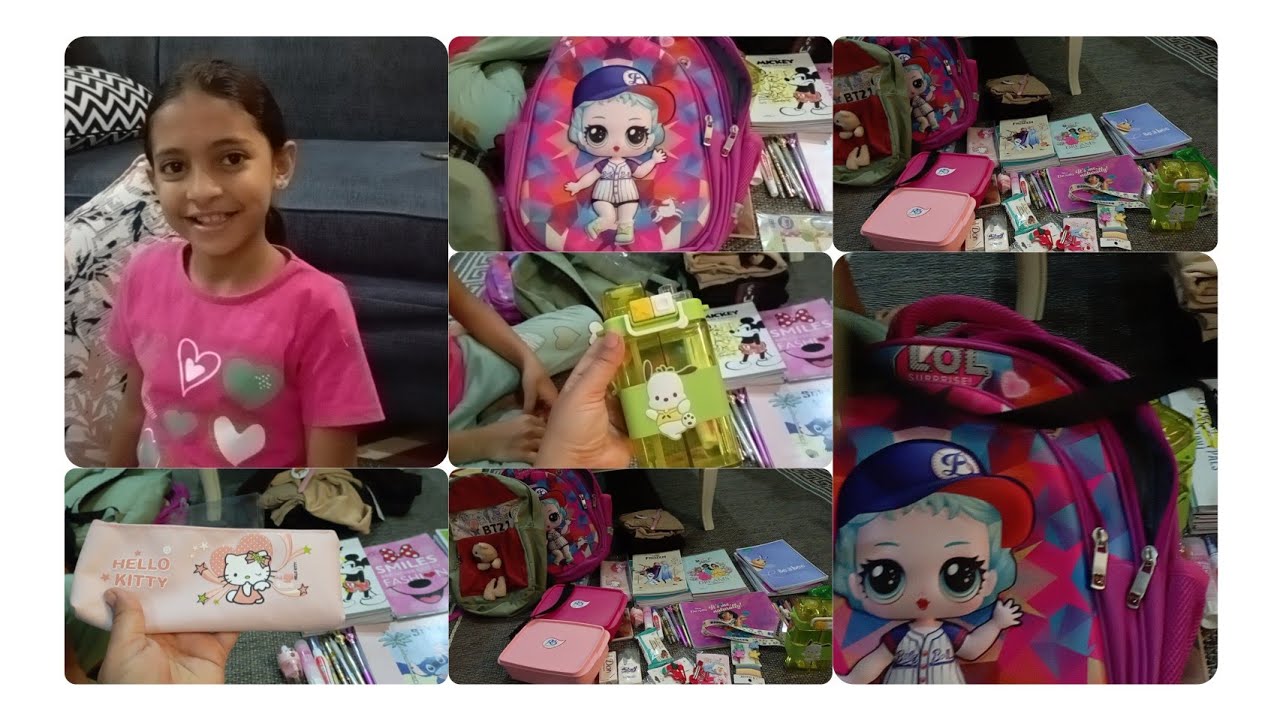 سبلايز المدرسه ✏️📚 الفيديو كامل على طبيعته برعايه رهف♥️