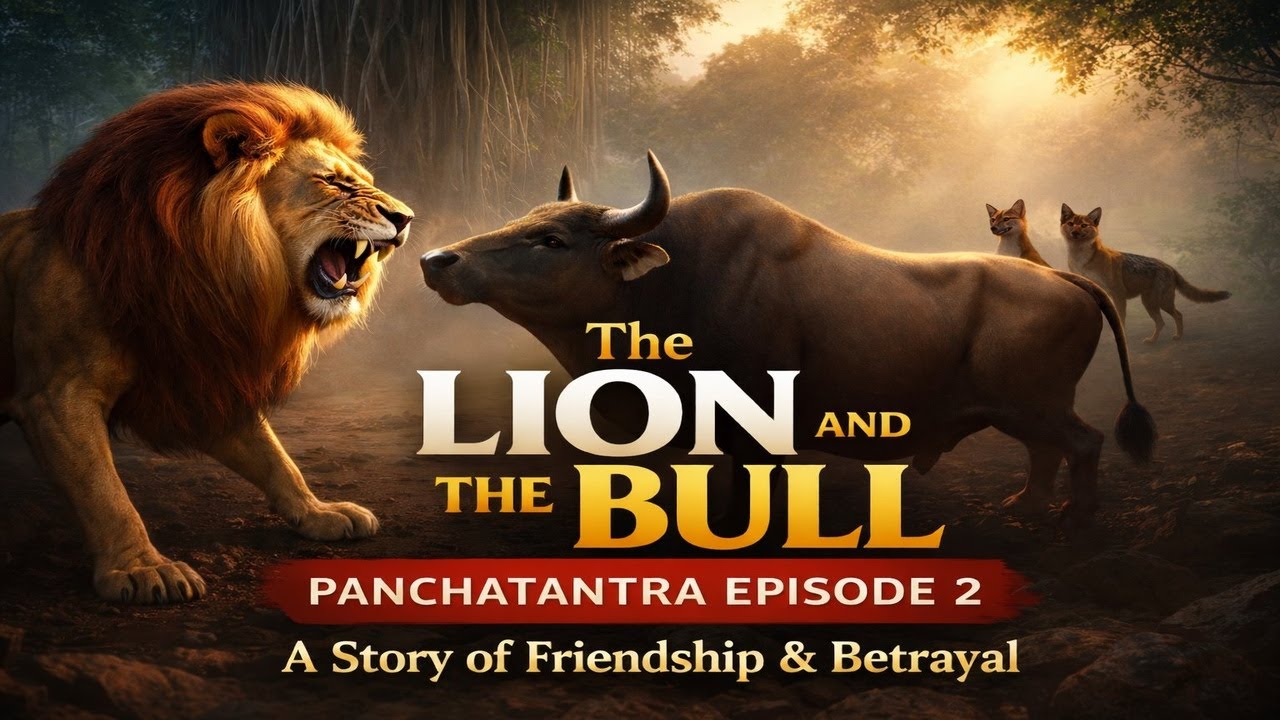 The Lion and the Bull 🦁🐂 | Panchatantra Episode 2 | A Story of Friendship & Betrayal