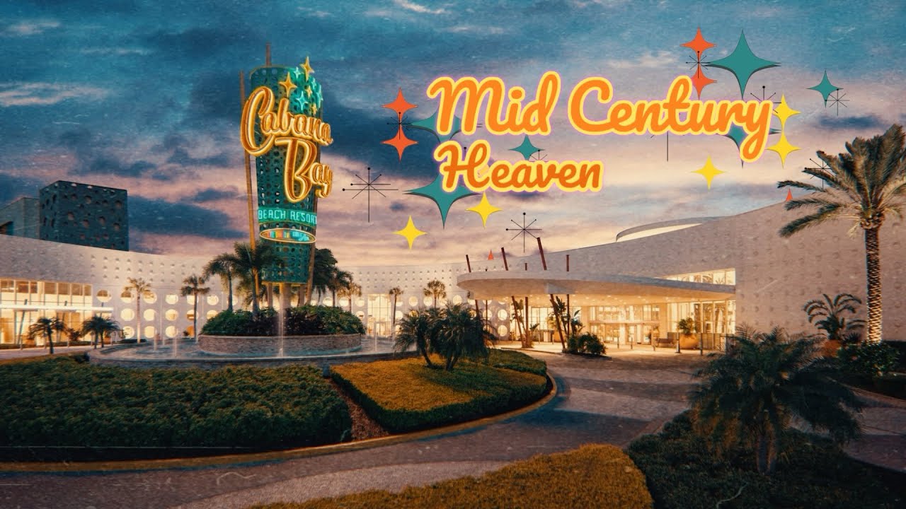 The most Mid-Century themed hotel in America - Cabana Bay beach resort