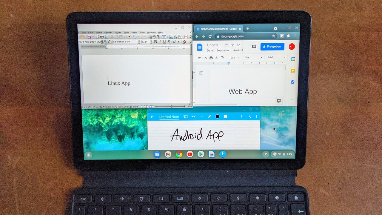 Chrome OS: Linux, Android or Chrome Apps! What are the differences? (Lenovo Chromebook Duet)