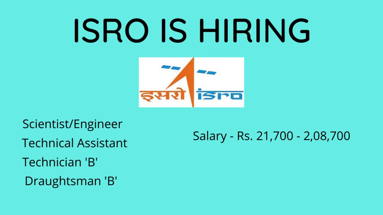 ISRO Job Notification | Date Extended | 2020