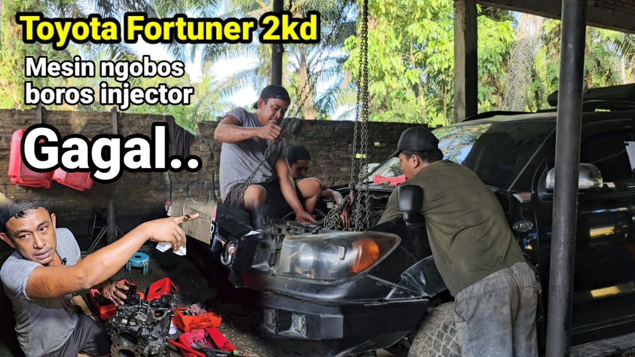 Mesin ngobos boros injector  | Toyota fortuner 2kd gap ring piston 0,50 0,60 mm