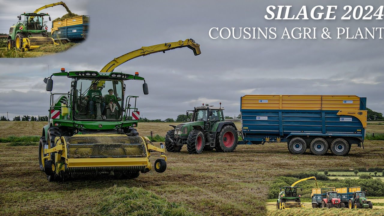 Silage 2024 - Cousins Agri & Plant - John Deere 9600 & Fendt 926