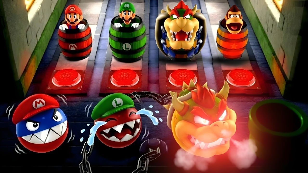 [マリオパーティ スーパースターズ: ミニゲームマリオ Vs ルイージ Vs クッパDark Vs ドンキーコング (CPU最強 たつじん)]