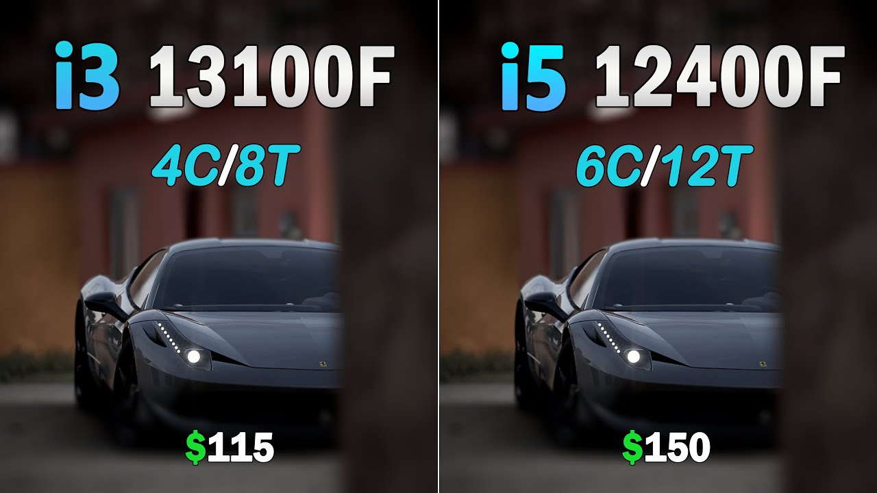 Core i5 12400f vs i3 13100f - Which one worth?