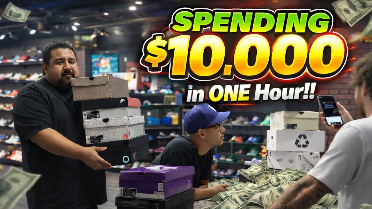 SPENDING $10,000 in ONE Hour!! 
