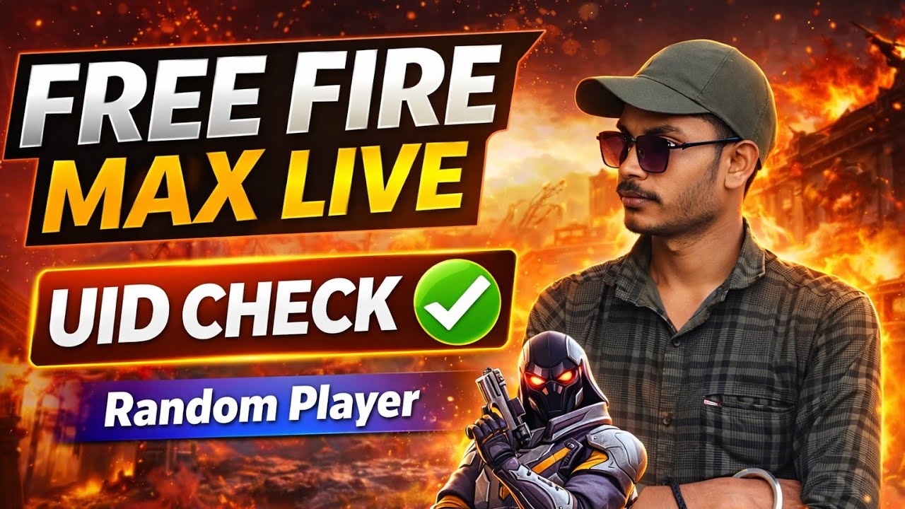 Free Fire MAX Live UID Check ✅ | Play With Subscribers | Random Player