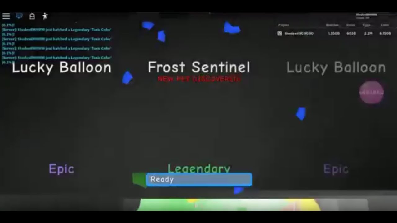Top 3 people that hatched frost sentinel and shiny toxic shock