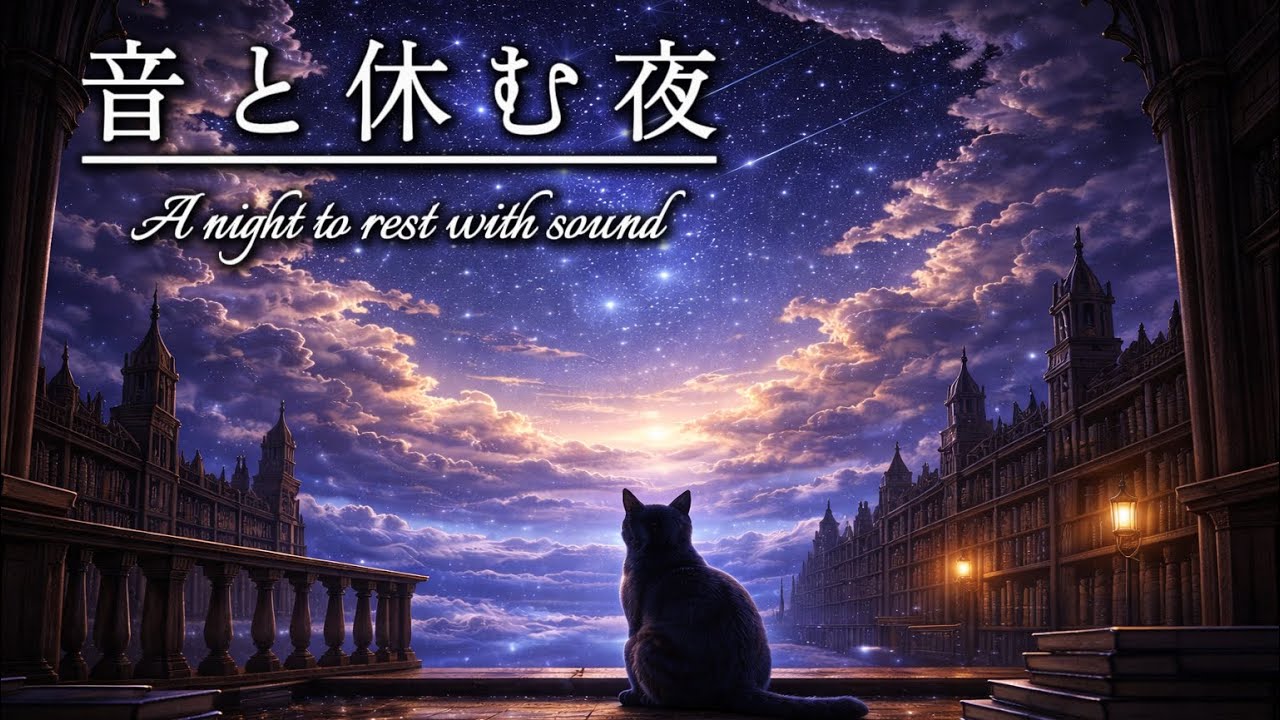 【リラックスBGM】音と休む夜｜作業・読書・ひとり時間 calm piano lofi