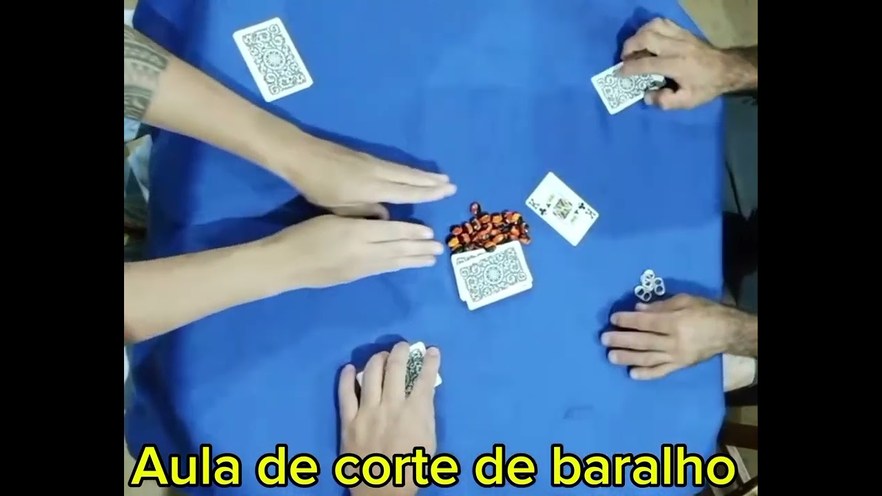 Aula de corte de baralho Profissional 