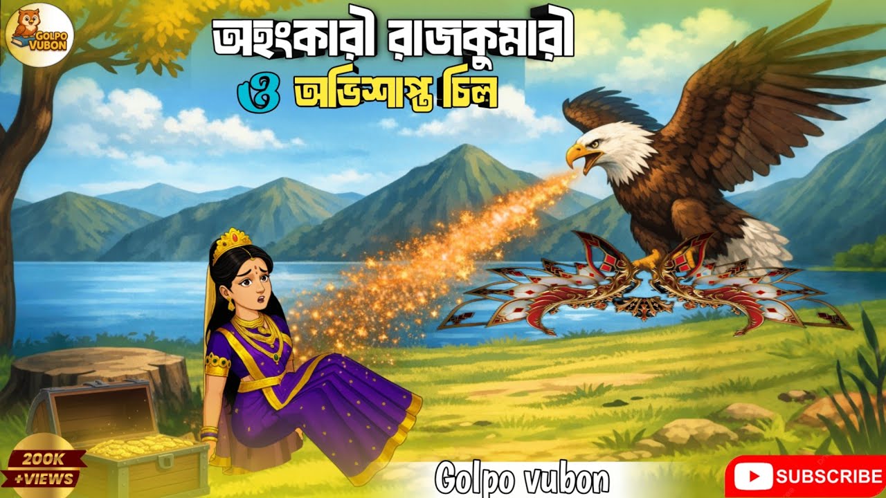 ভালোবাসা না অহংকার? 💔 | রাজকুমারীর অভিশাপে কাঠুরে হল চিল! | বাংলা গল্প