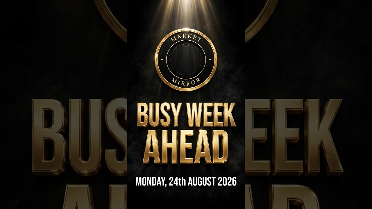 A BUSY WEEK AHEAD