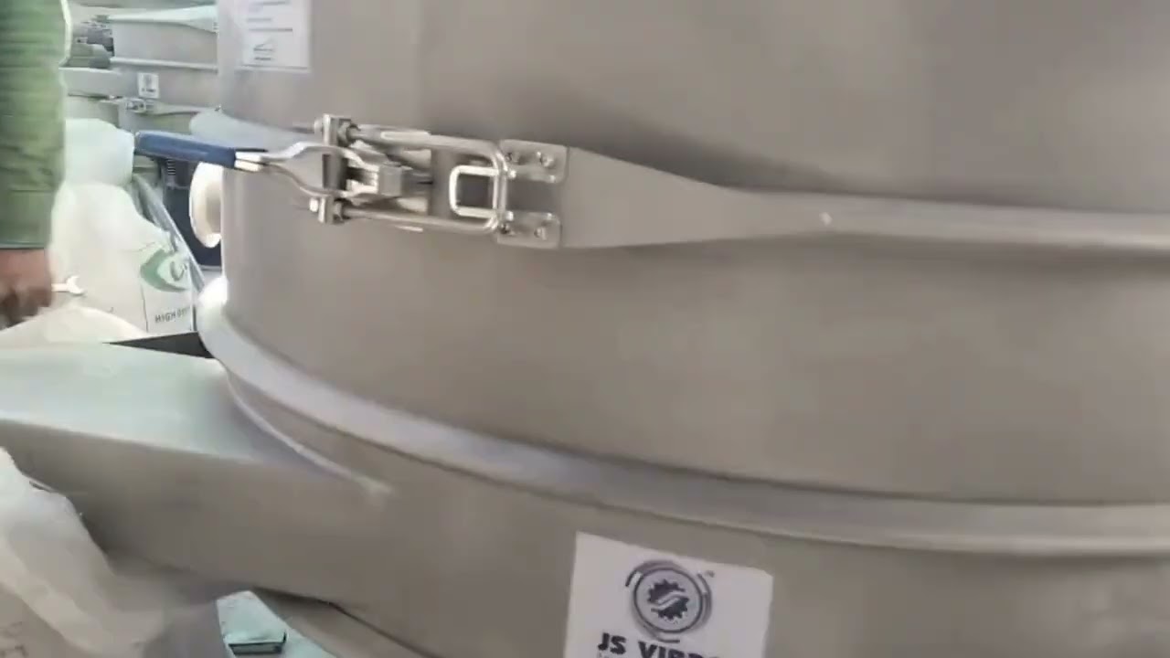 Vibro Sifter 48” for Zinc Oxide Powder | Fine Powder Screening Machine