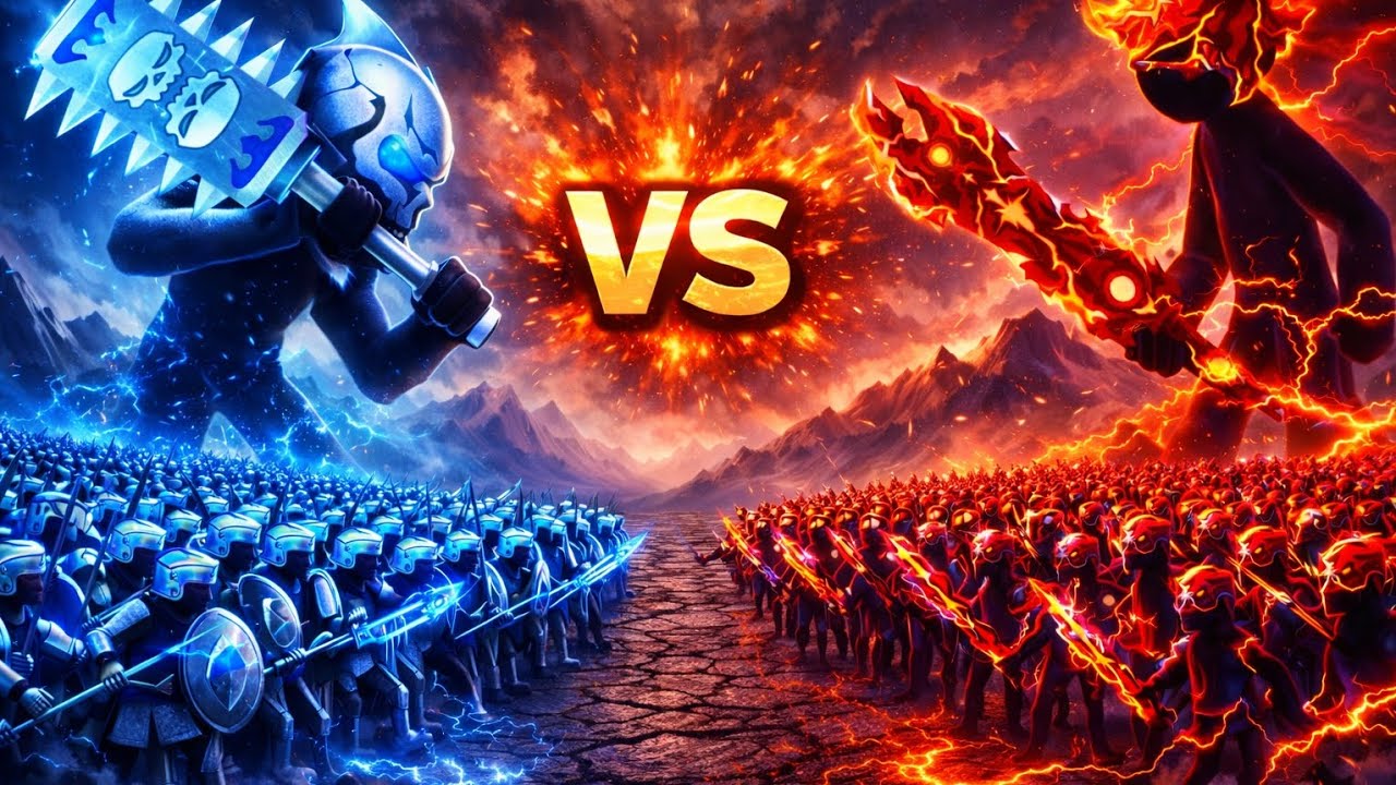 Blue Army vs Fire Army – Ultimate Giant Battle | Stick War Legacy#stickwarlegacy 