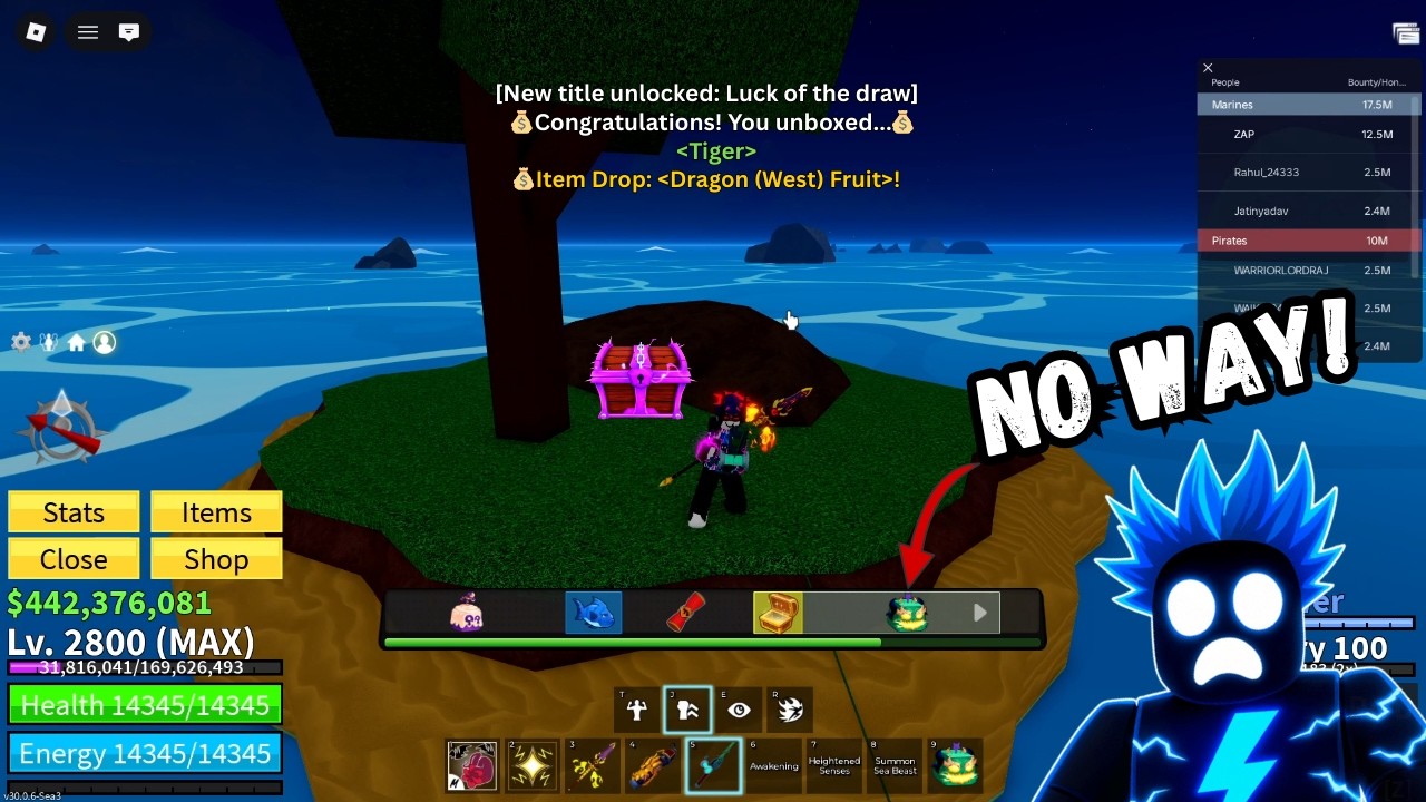 NO WAY...Got INSANE LUCK from ADMIN!...🤯| Blox Fruits