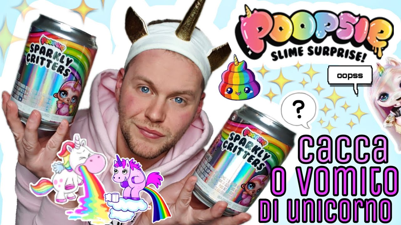 DOPPIA APERTURA POOPSIE SPARKLY CRITTERS !!! VOMITA o fa la CACCA ???