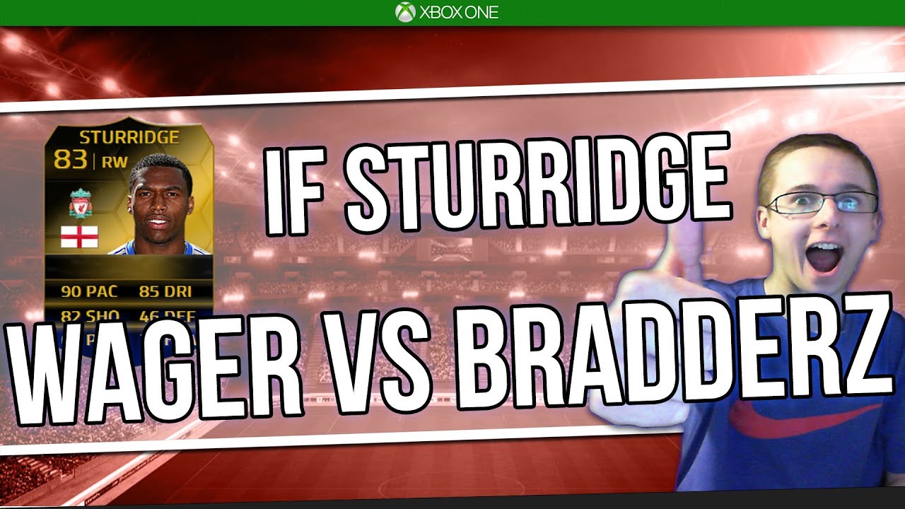 INSANE IF 83 RATED STURRIDGE WAGER VS BRADDERZ!! OMG WHAT A GOAL!!