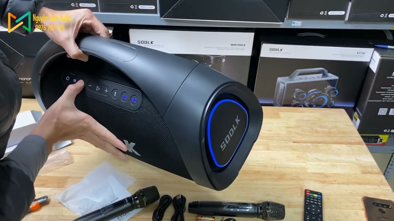 Loa siêu Bass Sodlk S1617 công suất 320W khủng từ công suất đến chất âm.