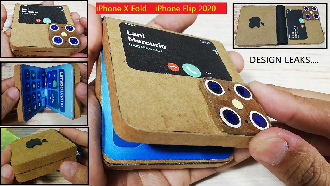 How to make iPhone Flip 2020 – (iPhone ZFlip) (iPhone X Fold) (iPhone 2020)