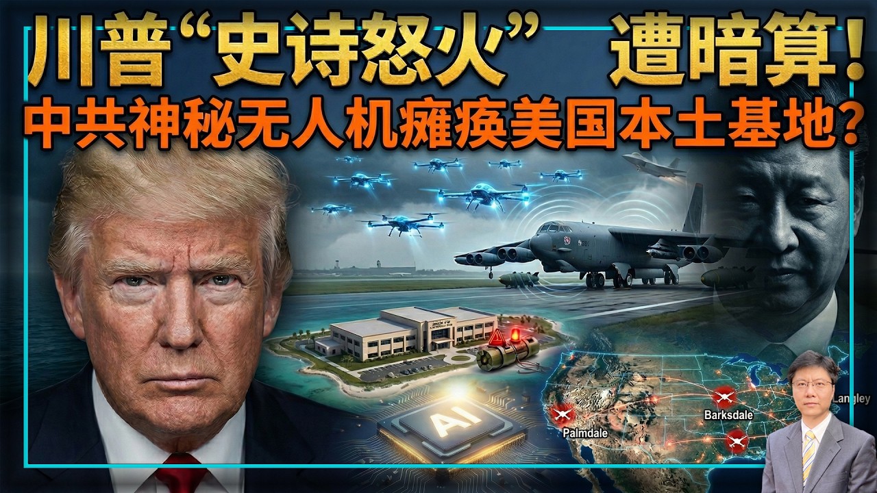 【杰森视角】中共系统试探美国战略软肋？神秘无人机在美核基地盘旋4小时，B-52轰炸机被迫暂停！是谁把F-22战机群逼出美国本土基地？ 放炸弹、卖奔驰、飞中国：美军指挥中枢险被炸！伊朗在美国有两个盟友！