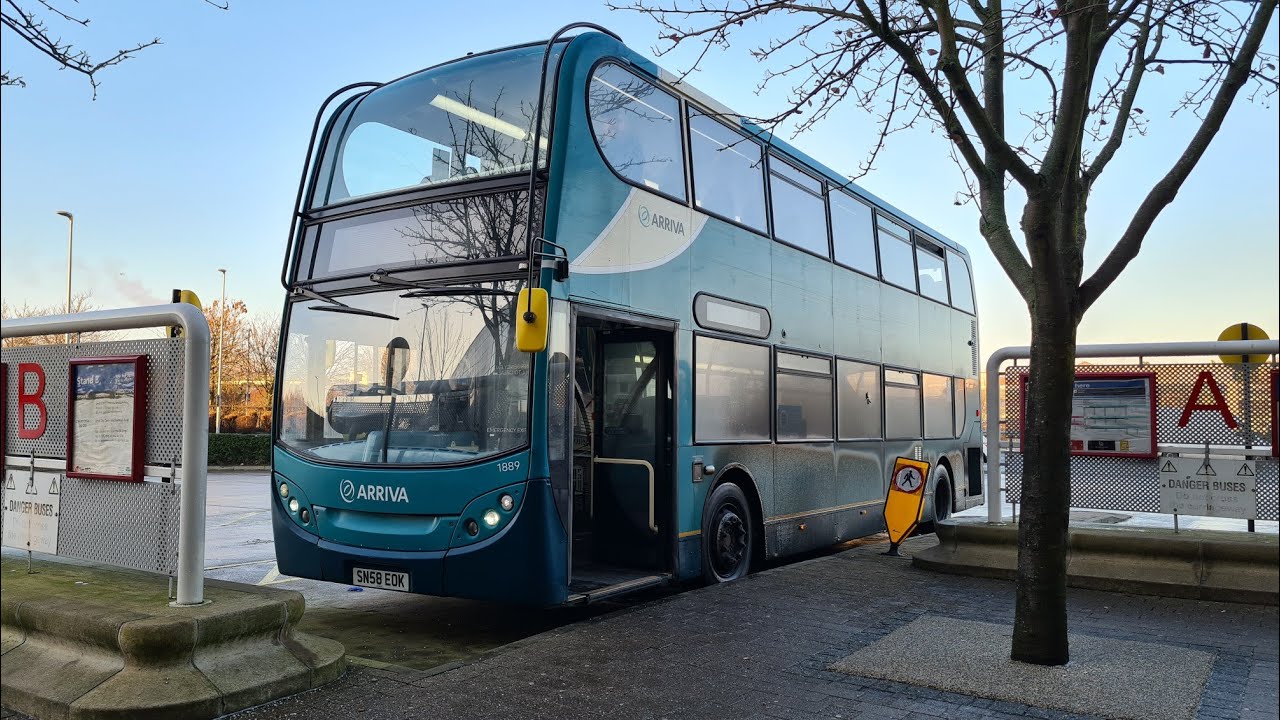 🚍*Mega Thrash*Arriva Yorkshire 1889 SN58 EOK Enviro 400 new arrival from Maidstone