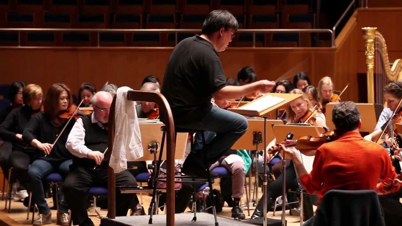 Alan Gilbert and the Philharmonic Rehearse Mahler in D&uuml;sseldorf, 02/11/12