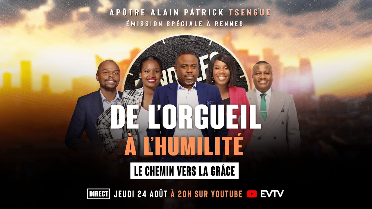 Pendules à l'heure -De l'orgueil à l'humilité Le chemin vers la grâce (Apôtre Alain Patrick TSENGUE)
