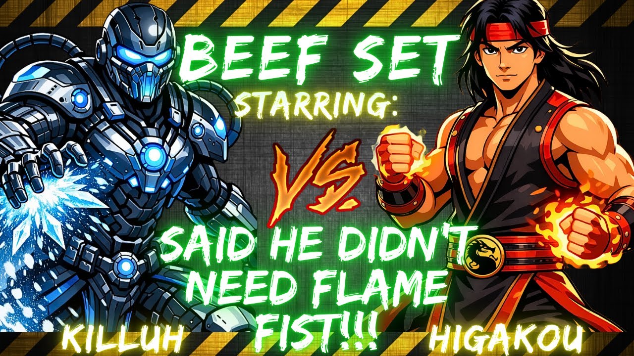 BEEF SET ft. Higakou vs RealKilluh | SAID HE DON'T NEED FLAME FIST!!! 🎤👀🔥😱