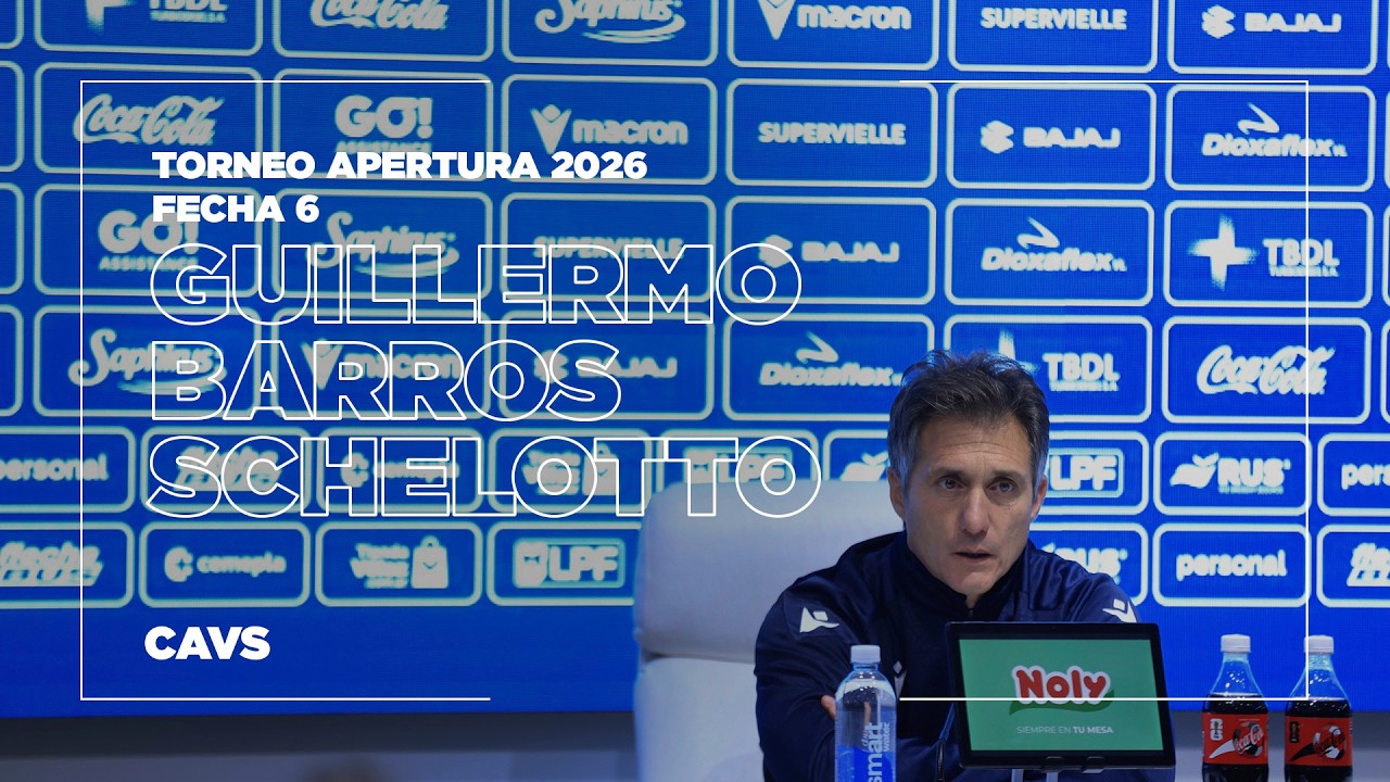 Conferencia de prensa de Guillermo Barros Schelotto