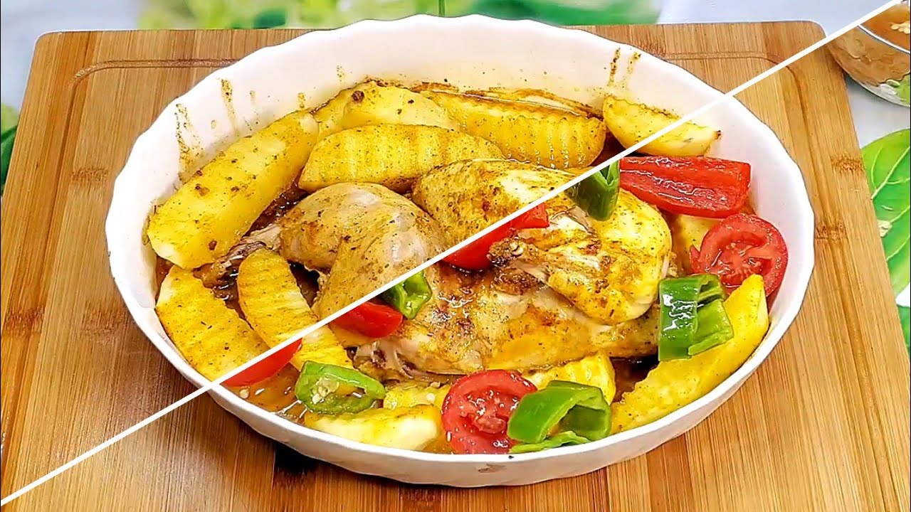 مصلي دجاج😍🥰و سلاطة في كوجينة امولة الجديدة 😂