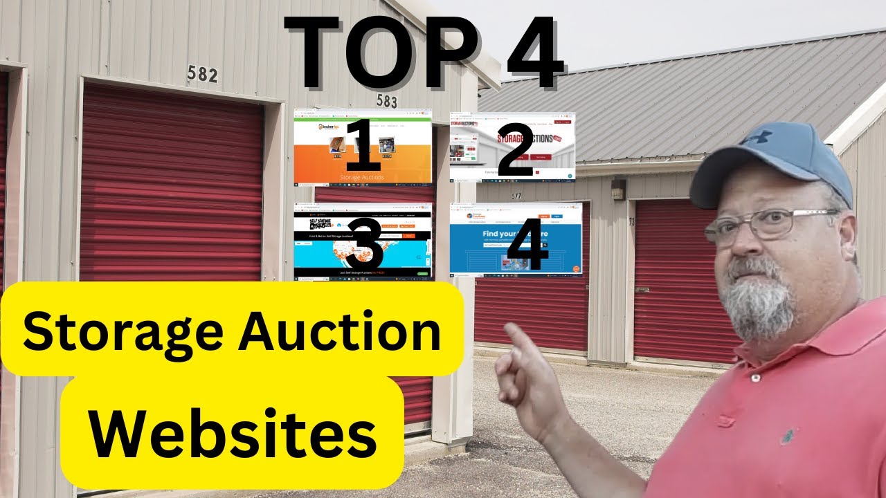 Top 4 Storage Auction Websites .plus 2 Bonus Tips for finding  auctions