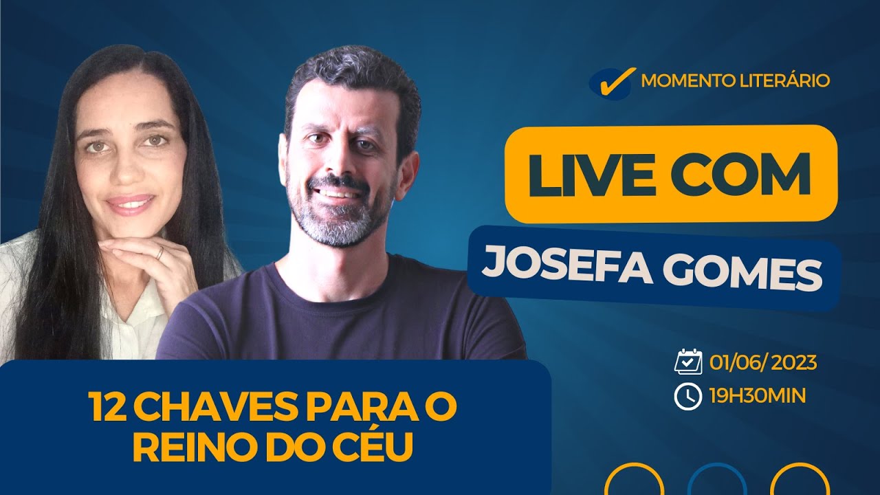 MOMENTO LITERÁRIO COM JOSEFA GOMES | Livro 12 chaves para o Reino dos Céus