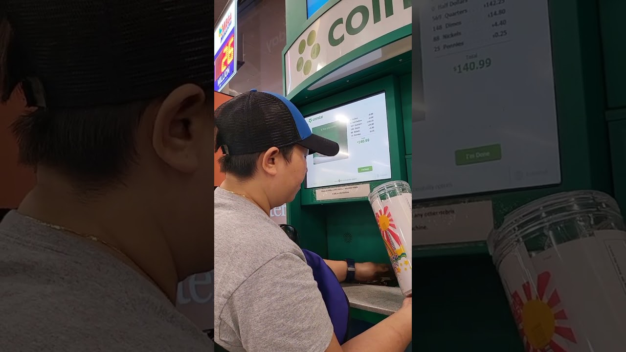 How to change coins into Cash |Coinstar Machine
