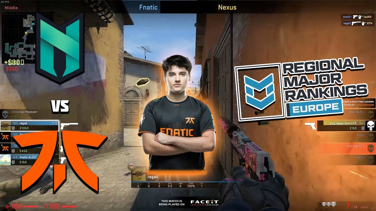 GOOD LUCK, regali | Nexus vs fnatic | PGL Major Antwerp 2022 EU RMR Open Qual 1 - HiGHLiGHTS | CSGO