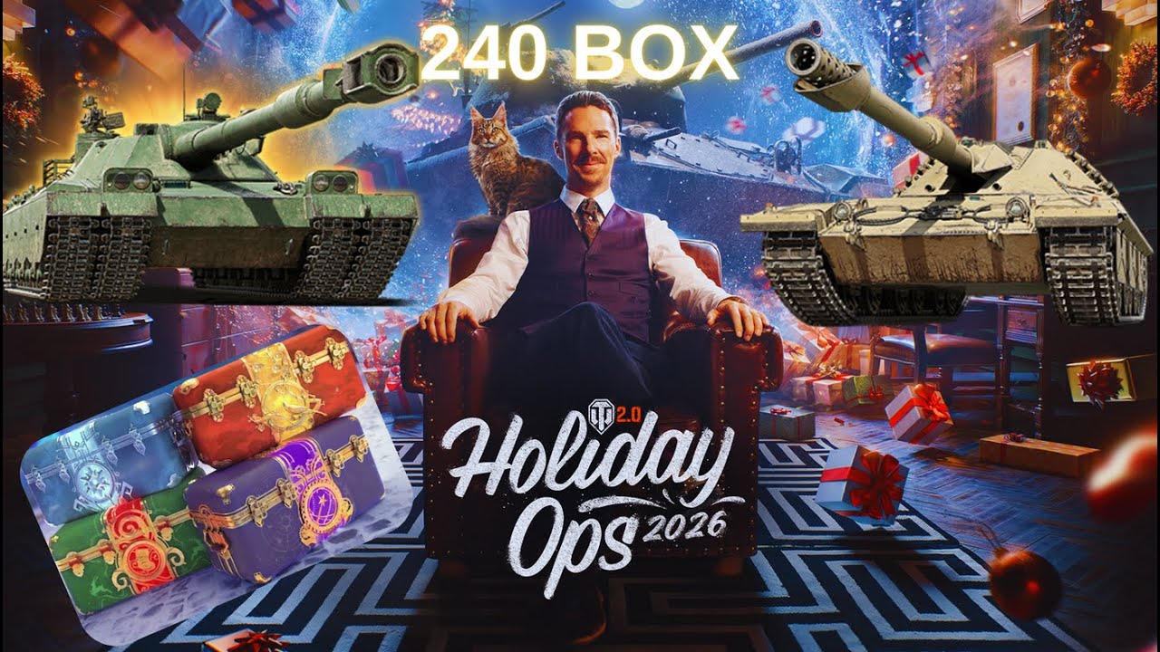 Şenlik Operasyonları 2026-WOT-EU 240 Adet Kutu açılımı(World of Tanks)Holidays 2026 Box Open 240 PCS