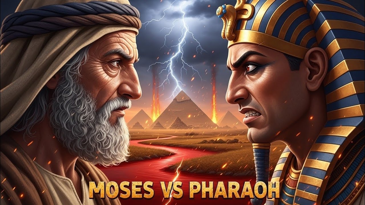 🔥 Moses vs Pharaoh | When God Judged Egypt | The Exodus Story (Ai Animation)