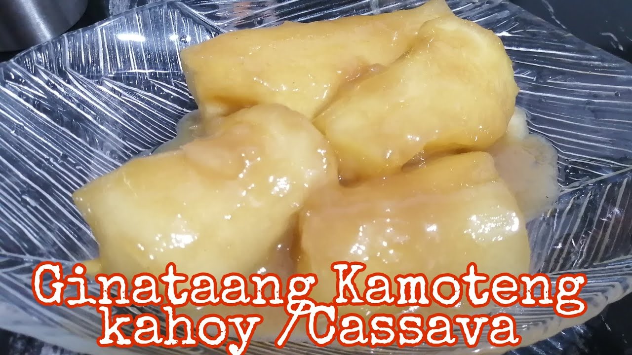 How to cook ginataang kamoteng kahoy/cassava + coconut milk | easy cooking | LutongBahay Joo Channel