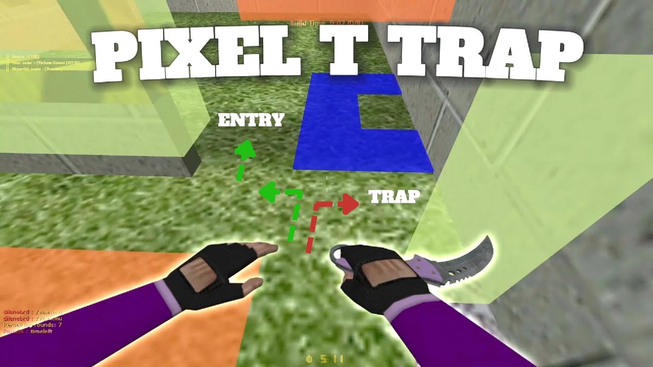 Zombie BaseBuilder Mode | Counter Strike 1.6 - Pixel T Trap