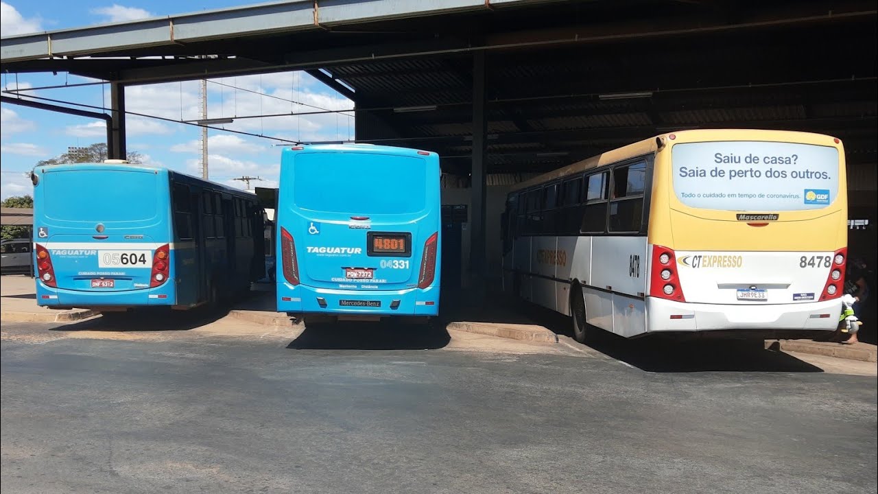 MOVIMENTAÇÃO DE ÔNIBUS (Rodoviária - Taguatinga/DF)