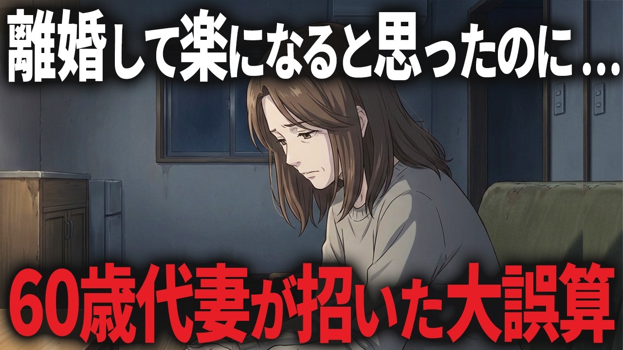 【熟年離婚】「楽になれると思ったのに…」60代妻が招いた大誤算と老後破産の現実とは!?