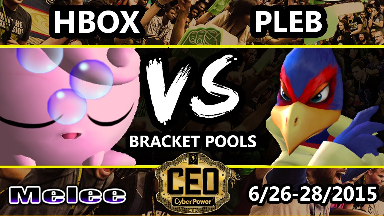 CEO 2015 - Liquid Hbox  vs Pleb + CLG.PewPewU Vs. -X-  SSBM Bracket Pools - Smash Melee
